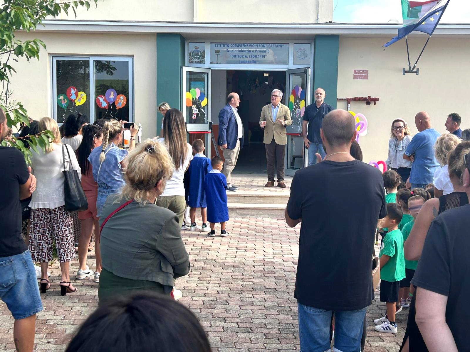 Auguri Sindaco Scuola Leonardi - Isolabella