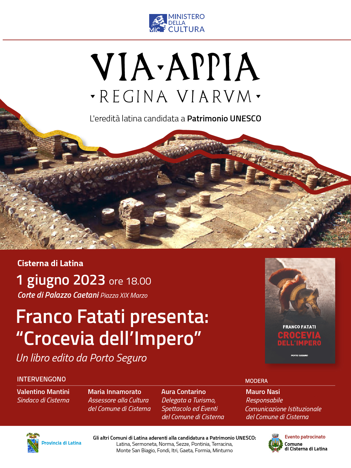 Locandina presentazione libro "Crocevia dell'Impero"