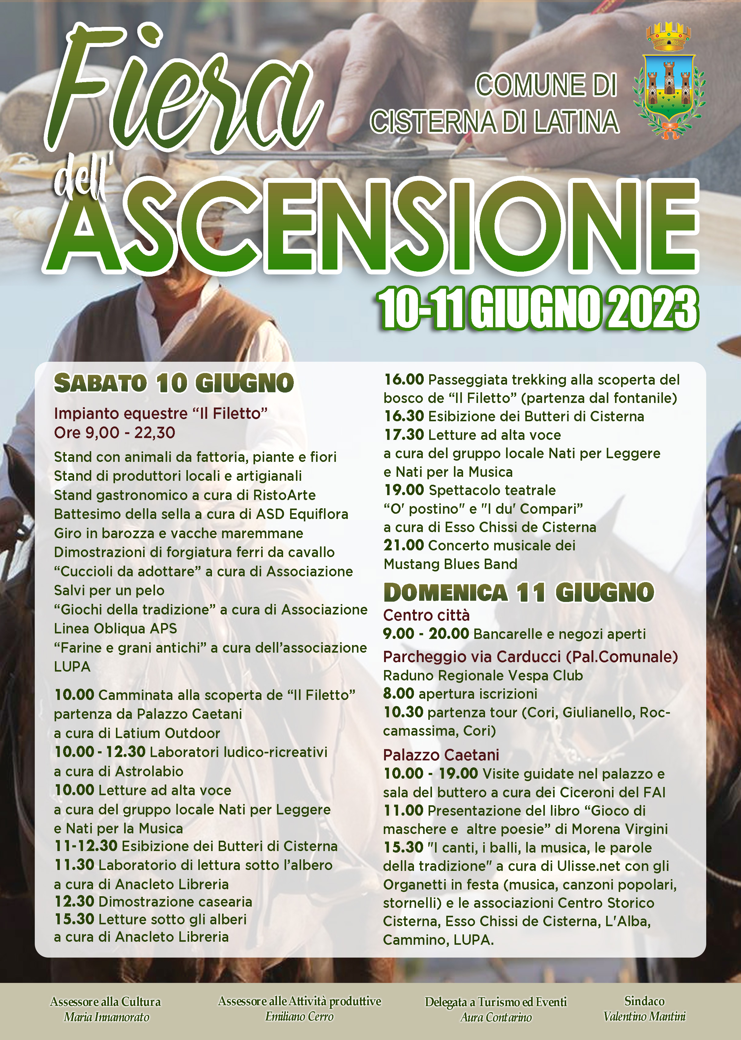 Locandina Fiera dell'Ascensione 2023