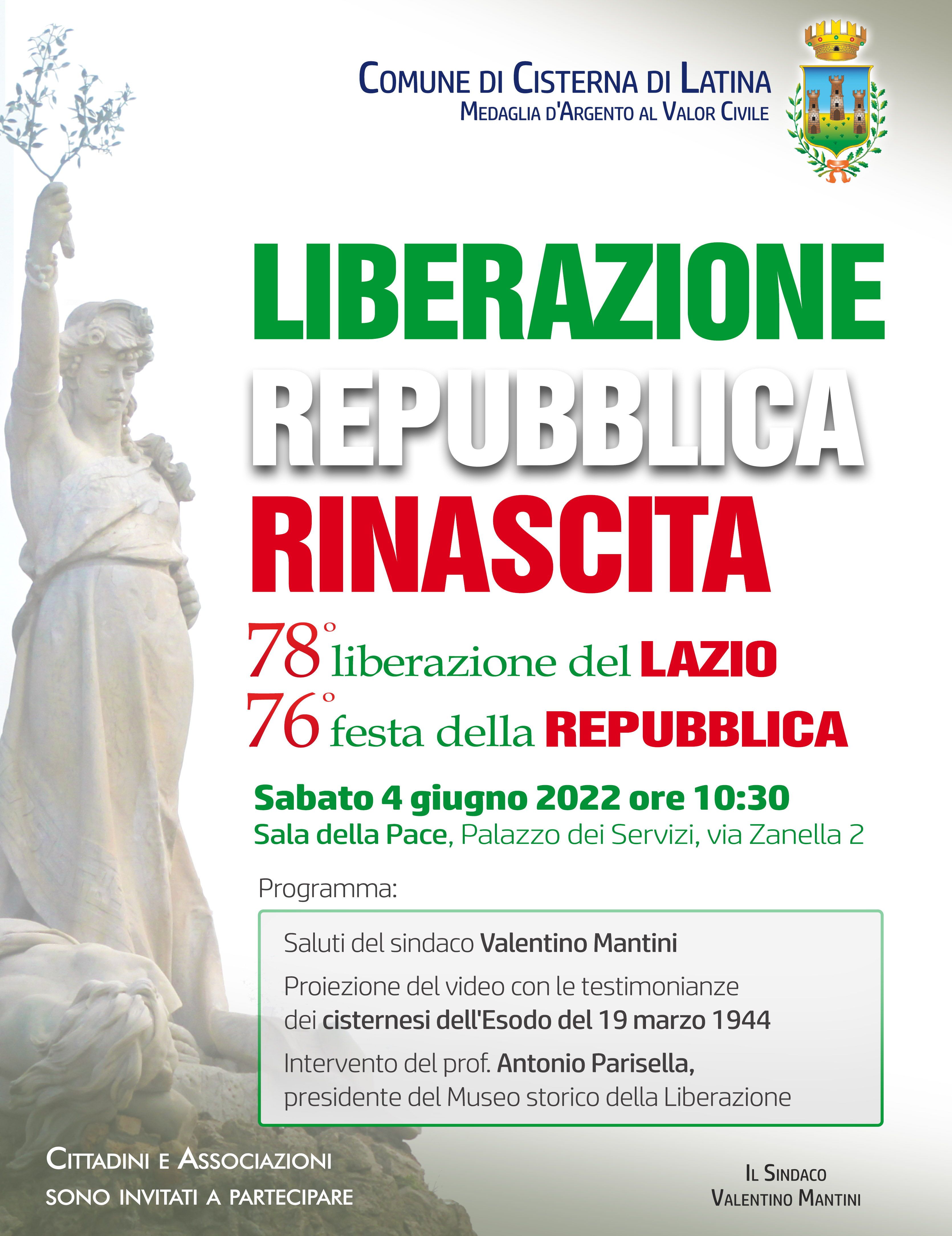 Liberazione repubblica Rinascita - locandina