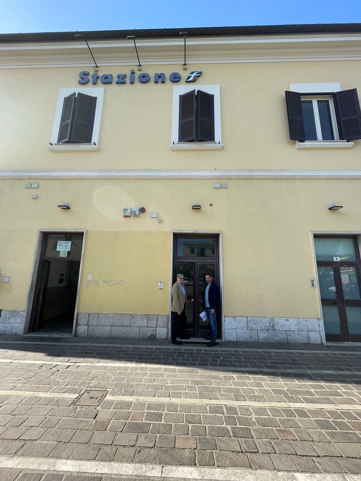 Ingresso locale della stazione ferroviaria