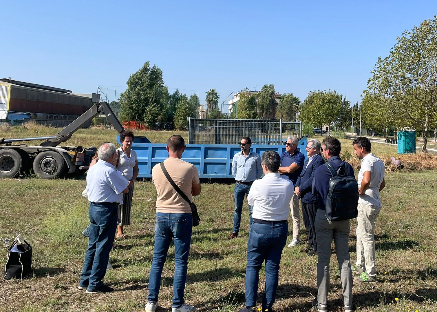 Sopralluogo cantiere Polo per l'Infanzia di Cerciabella