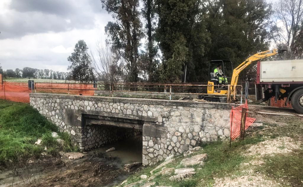 Ponte via Moscarello - inizio lavori