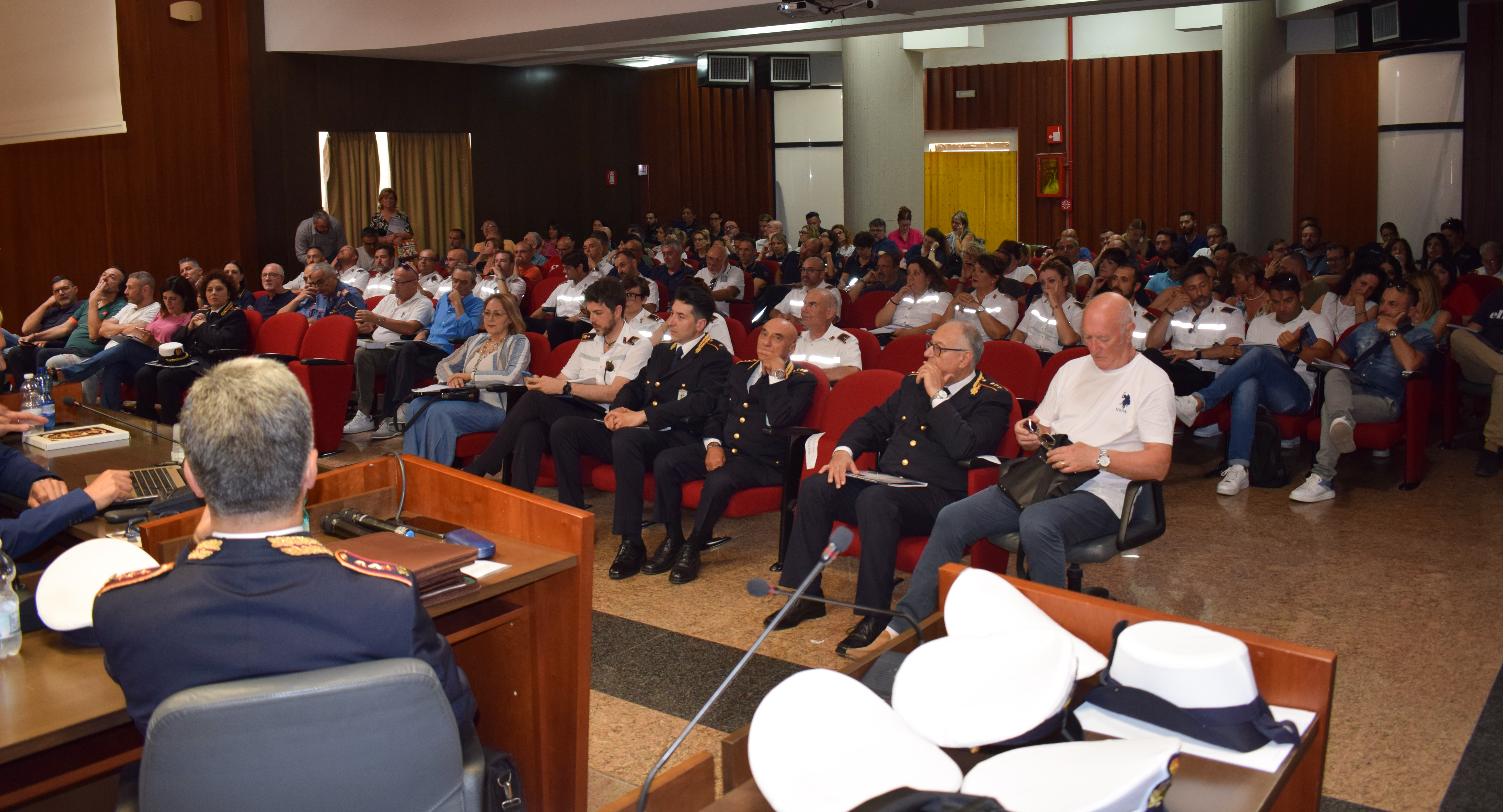 La platea al corso organizzato dalla Polizia Locale