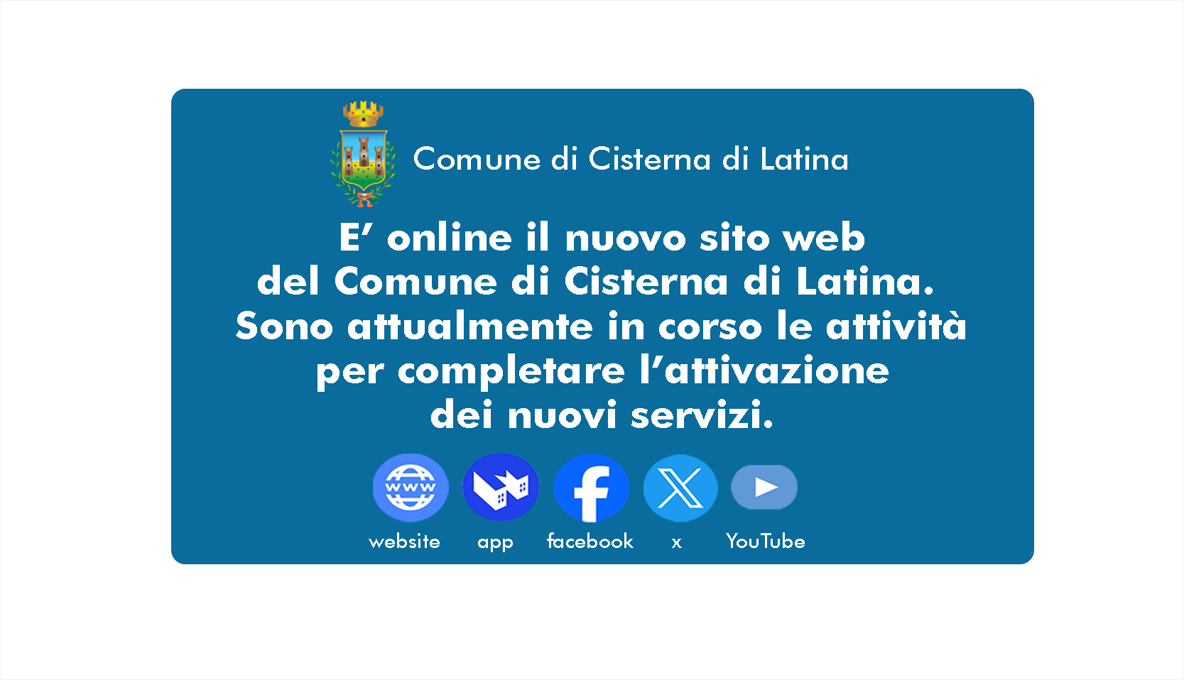 E' online il nuovo sito internet comunale